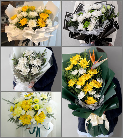 上海奉贤区南桥镇江海村白事花束代送